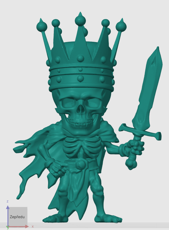 Miniatura 2 do modelo 3D Skeleton King MINIS
