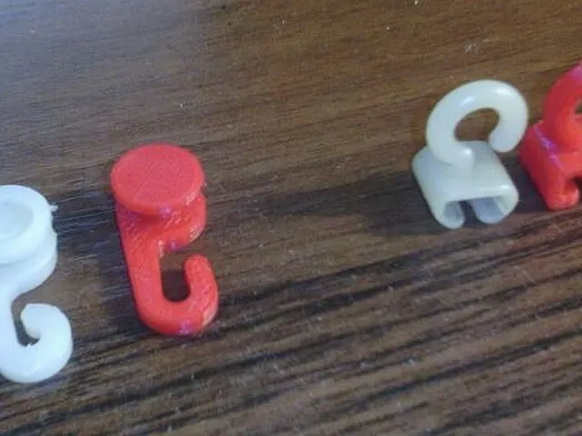 Háčky na závěsy (2 typy)