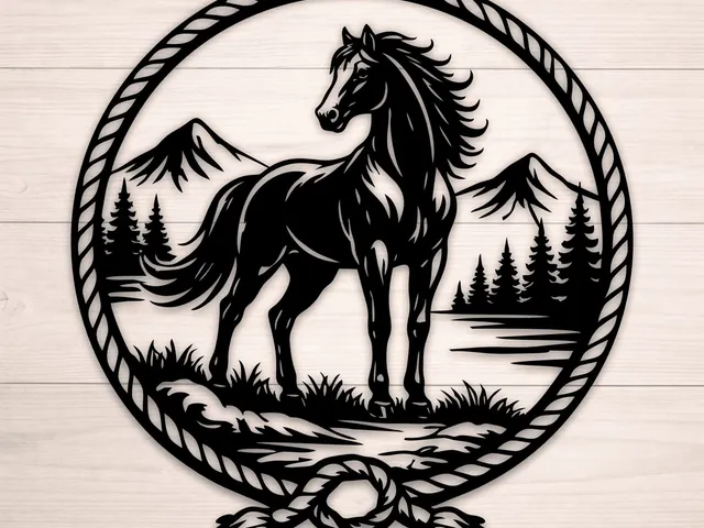 WallArt - Horse in Nature