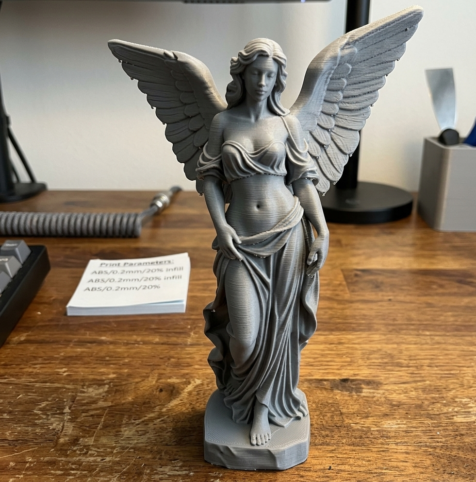 female angel statue