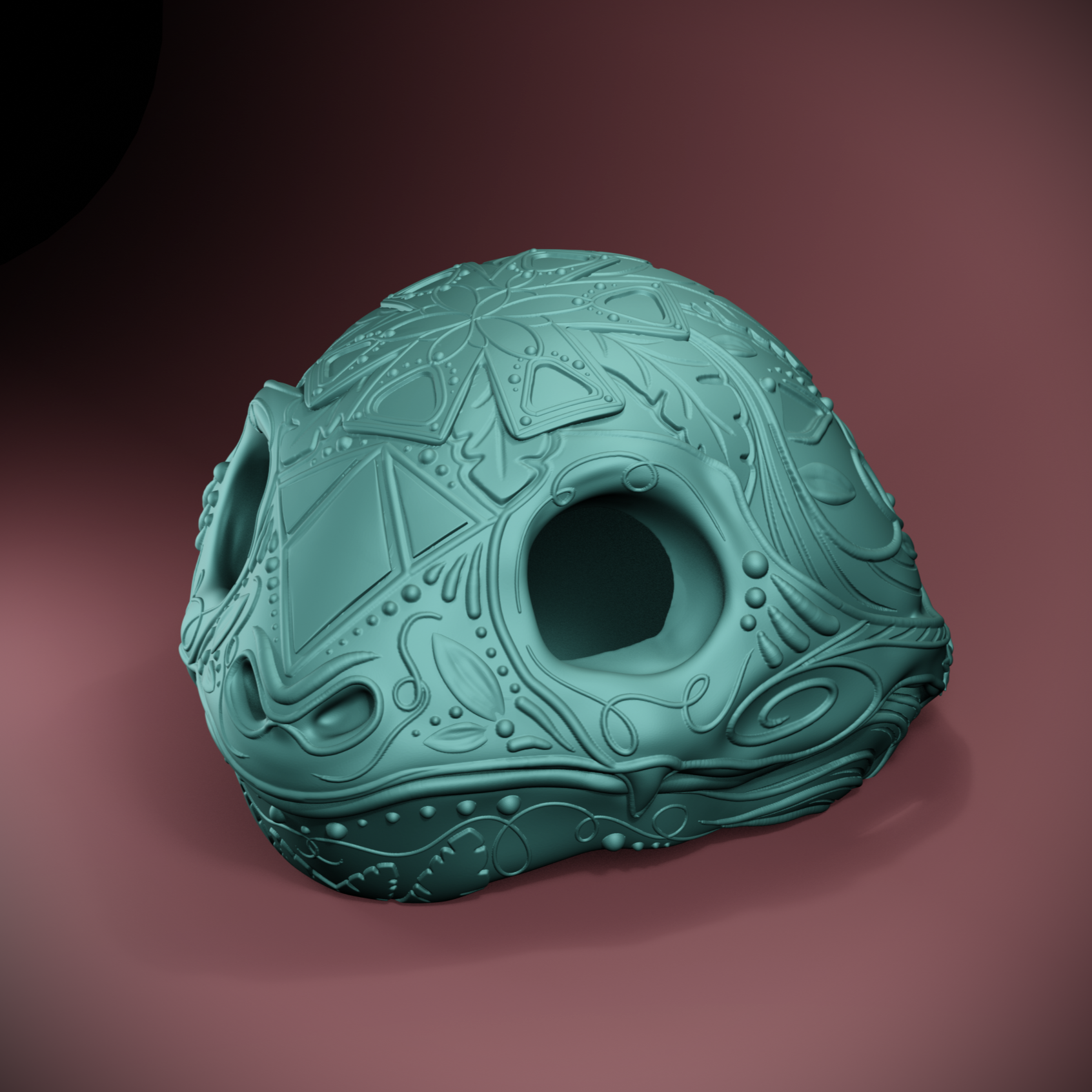 Ornate Venusaur Skull