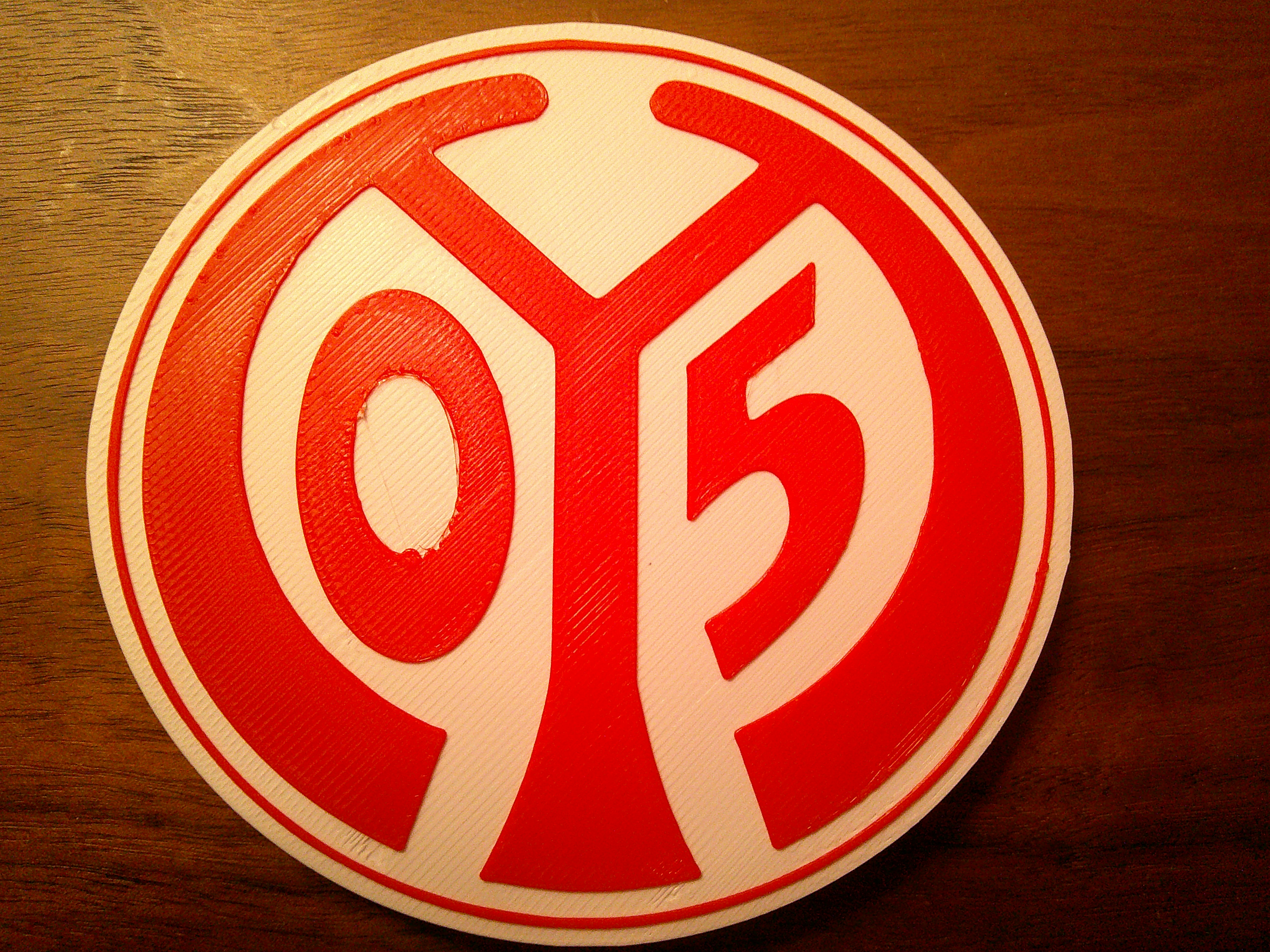 1. FSV Mainz 05 Logo Coaster or Plaque