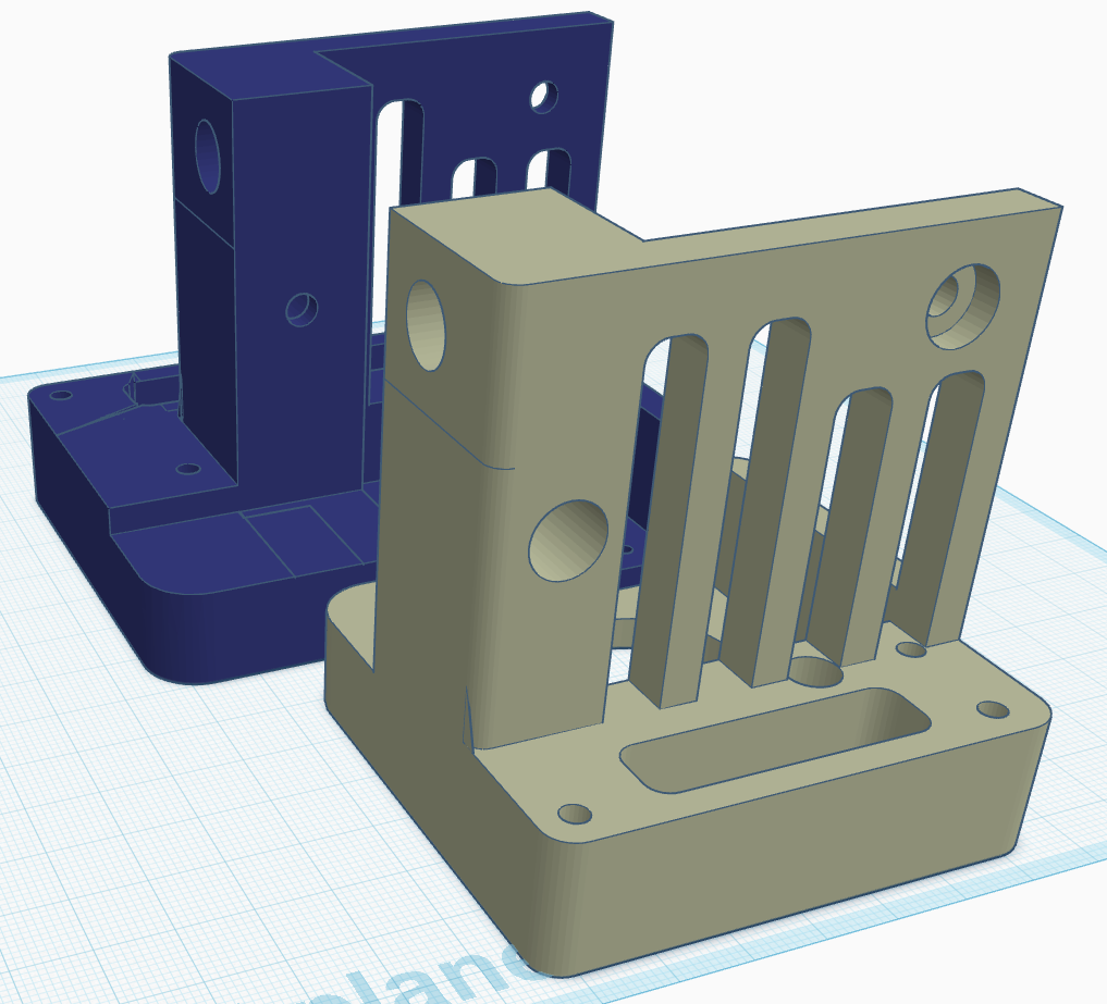 Wider Duender motor mounts for 4040 y axis