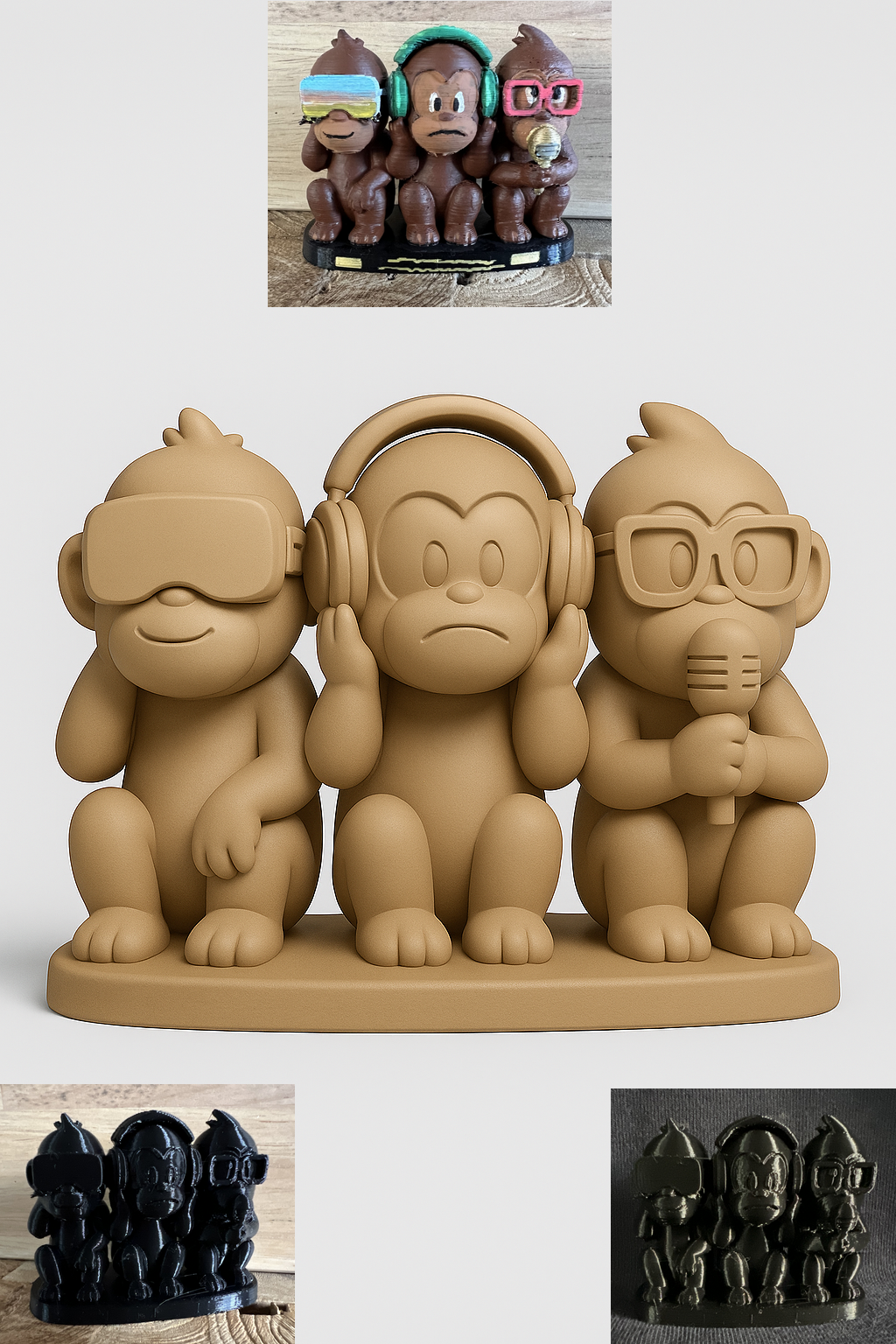 The Three Geek Wise Monkeys