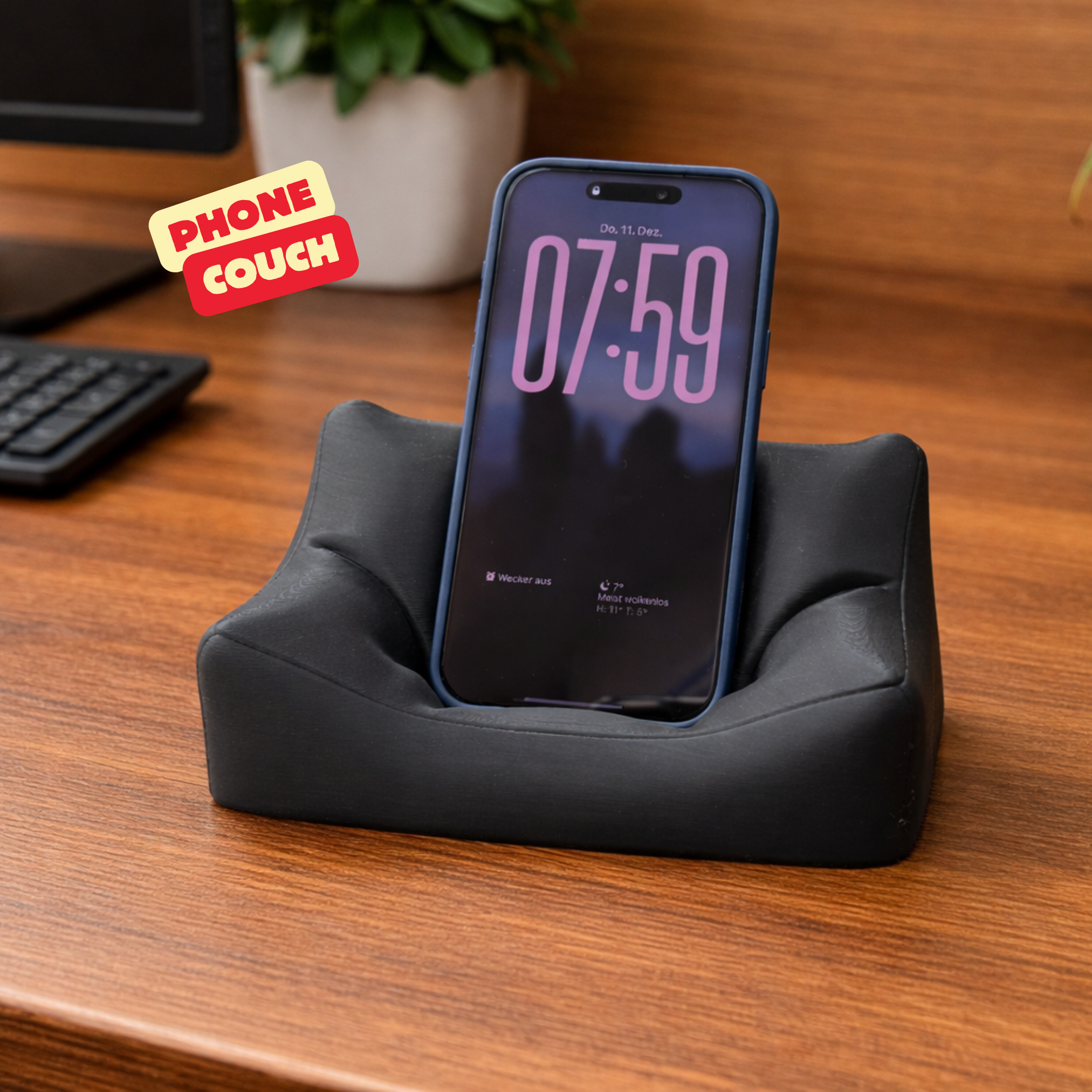 THE PHONE COUCH / DESIGNER APPLE IPHONE STAND / UNIQUE PHONE STAND / ANDROID STAND