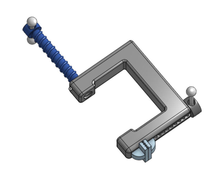 Ultra mini desk clamp