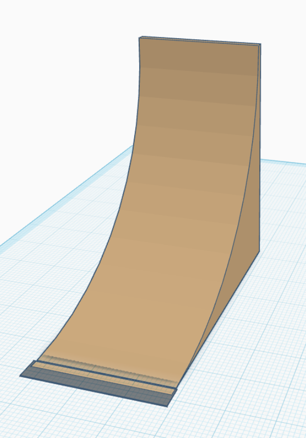 Tech Deck / Fingerboard Halfpipe And Quarterpipe