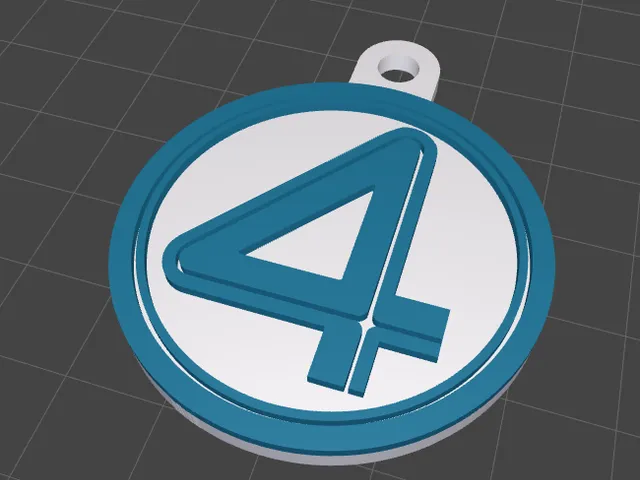 Fantastic Four Keychain - Llavero Cuatro Fantasticos