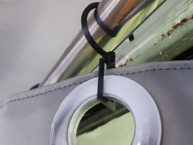 Curtain hooks for converting Roman rod curtains
