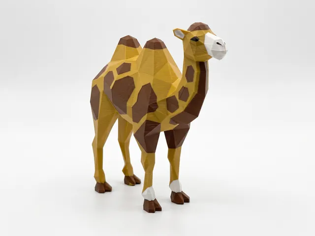 Dusty the Camel - Low Poly ZOO
