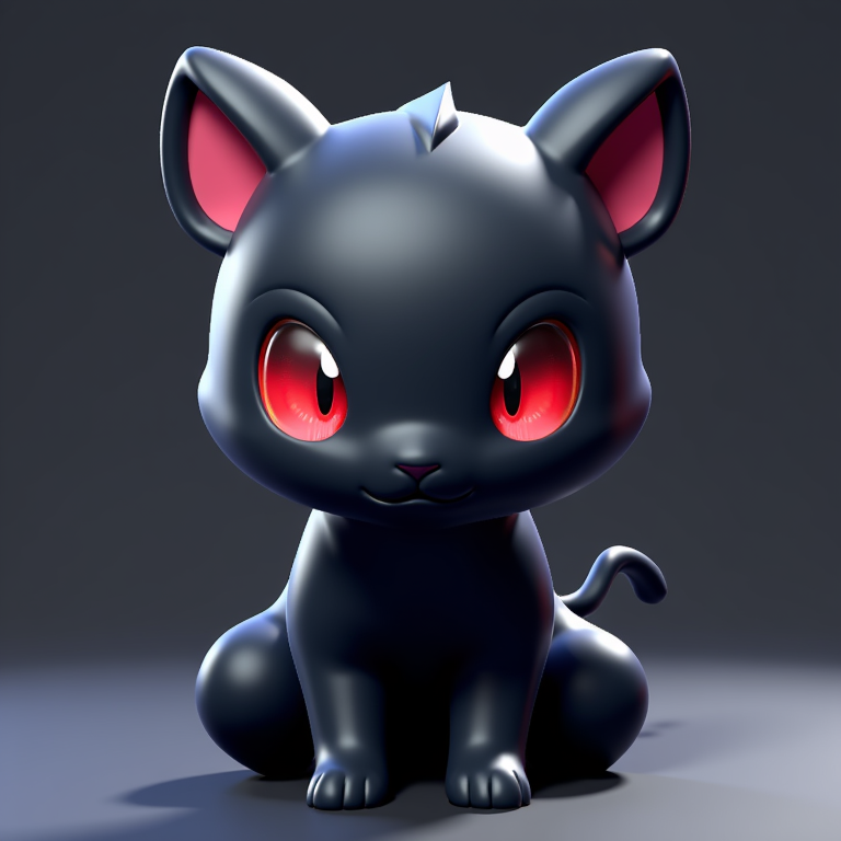 Dark cat