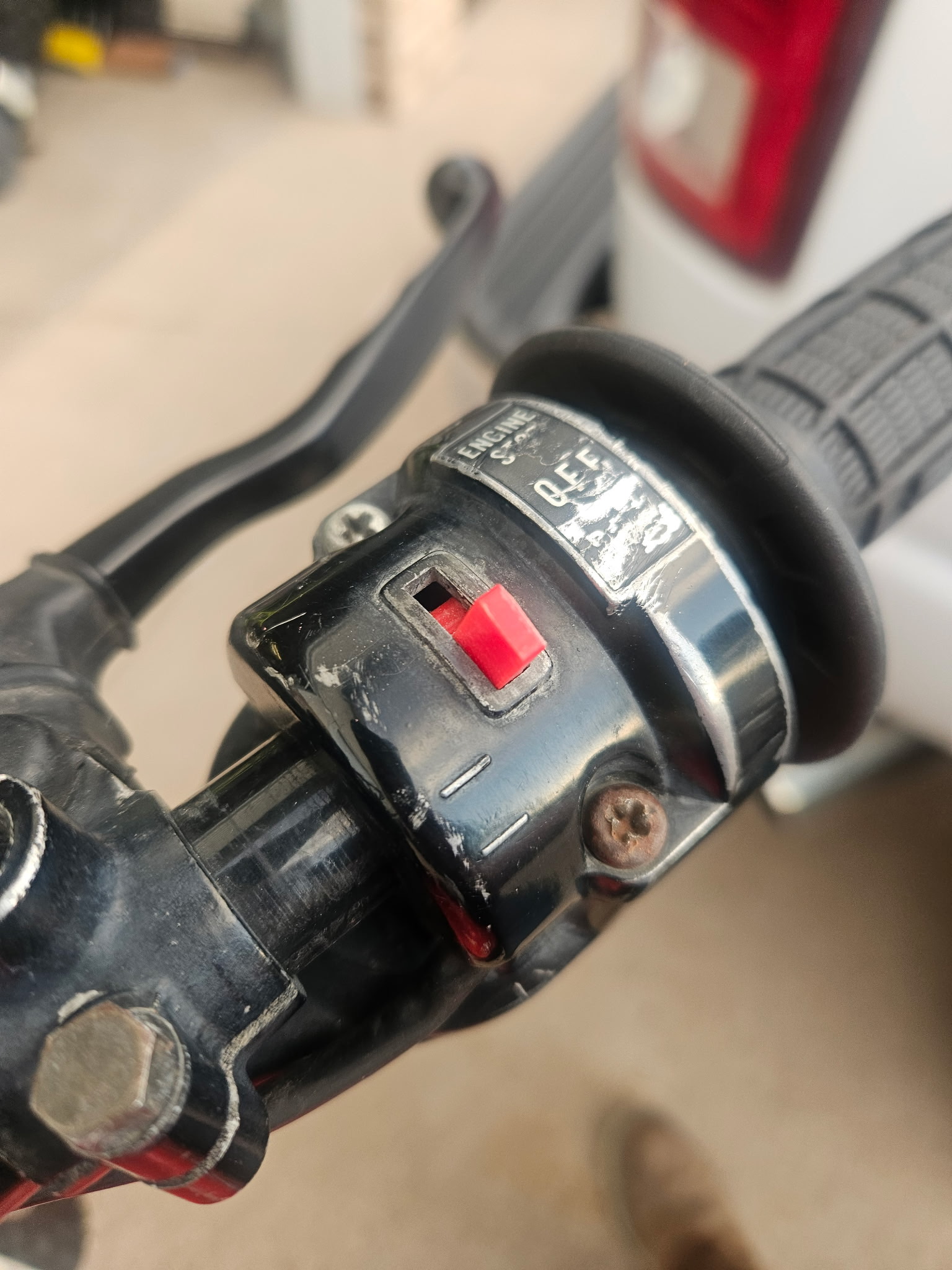 Kill switch for 1982 Yamaha XT 550 dirt bike