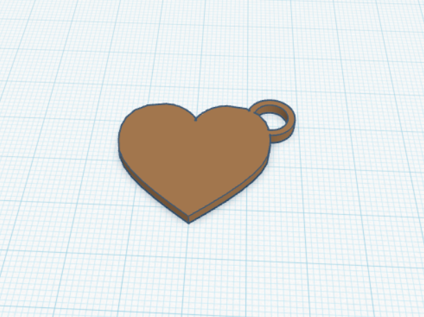 heart keychain