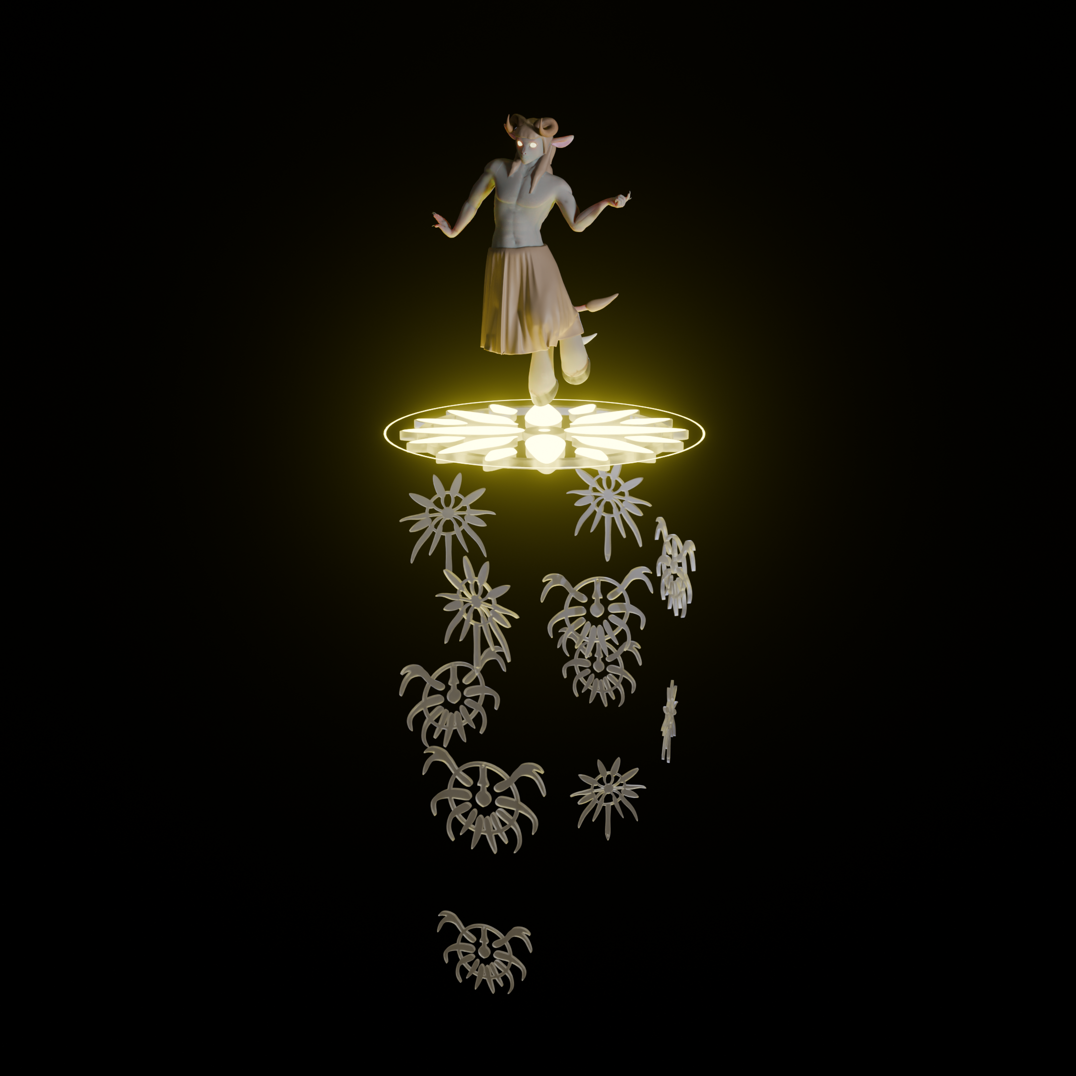 Customizable magic ritual wind chime
