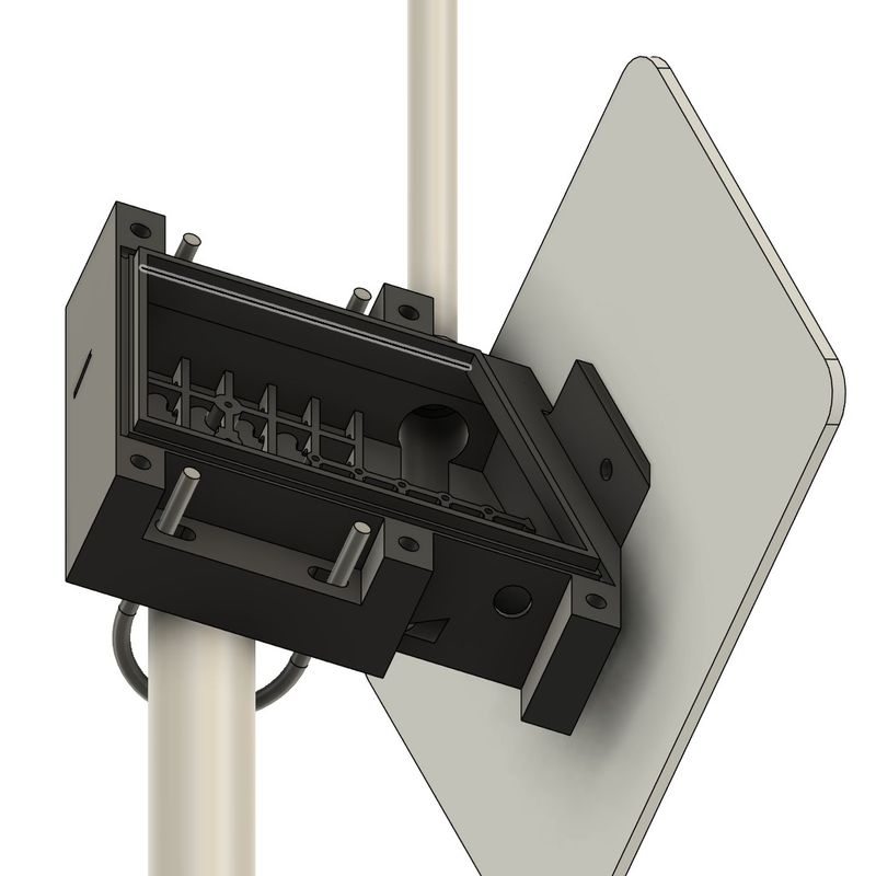 LoRa Meshcore / Meshtastic Solar Repeater / Node 175mm by ___MASSIVE ...