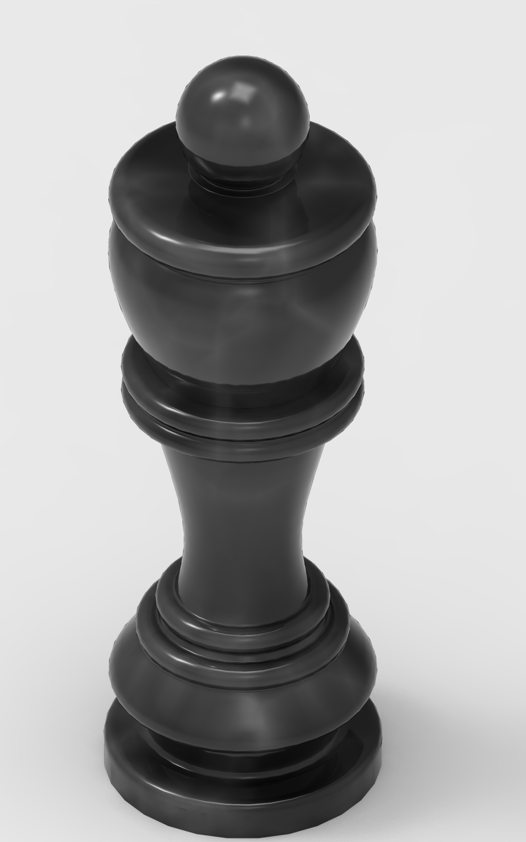 3D Printable Chess Queen Elegant Game Piece for Play and Display
