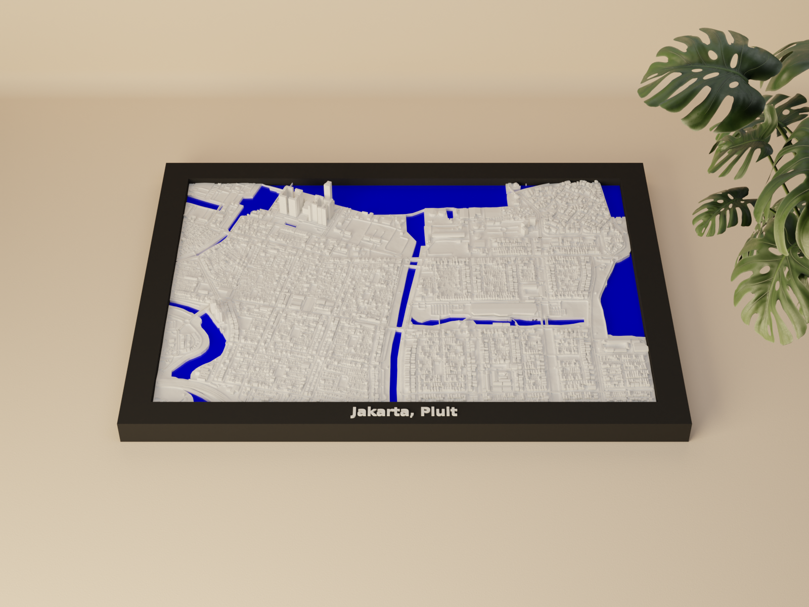 Jakarta, Pluit, Indonesia - 3D Miniature