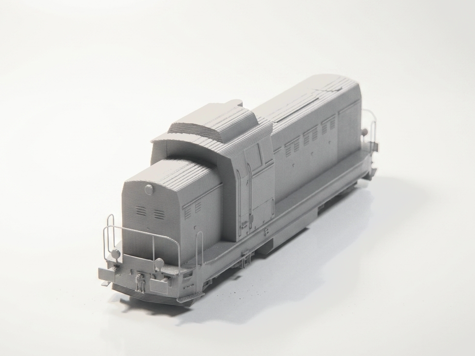 Cargo Train Locomotive Vehicle 3D Printable