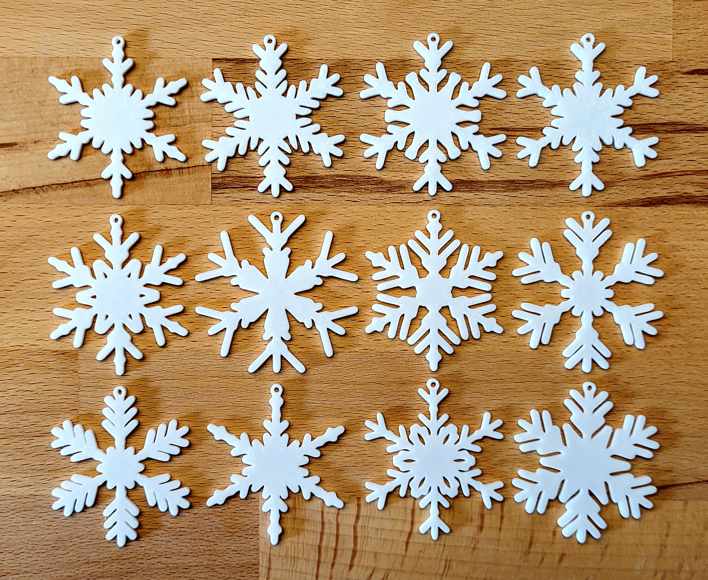 2025 Snowflakes 1st set christmas tree decoration