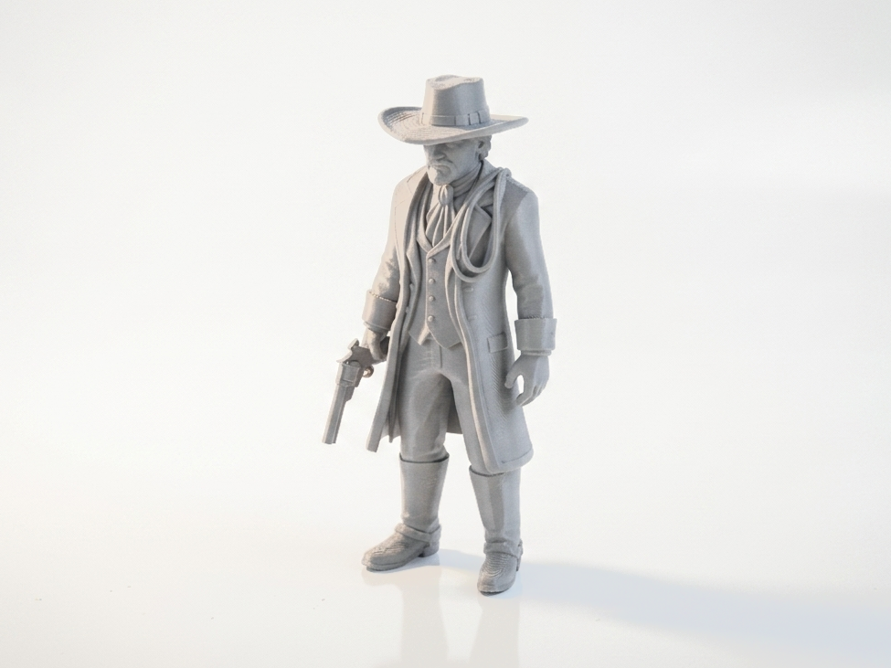 Outlaw Gunslinger Western Figure 3D Printable