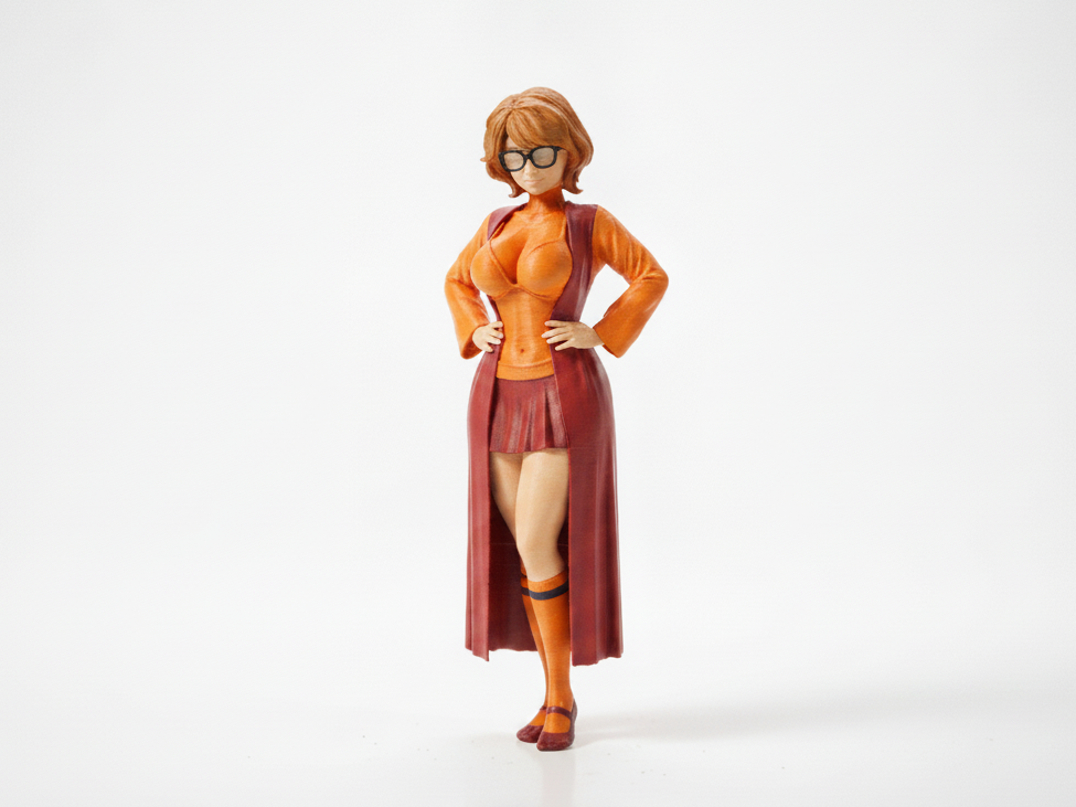 Elegant Female Figurine Cartoons Animation 3D Printable