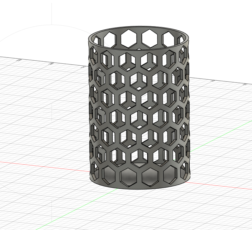 Simple hexagon bucket