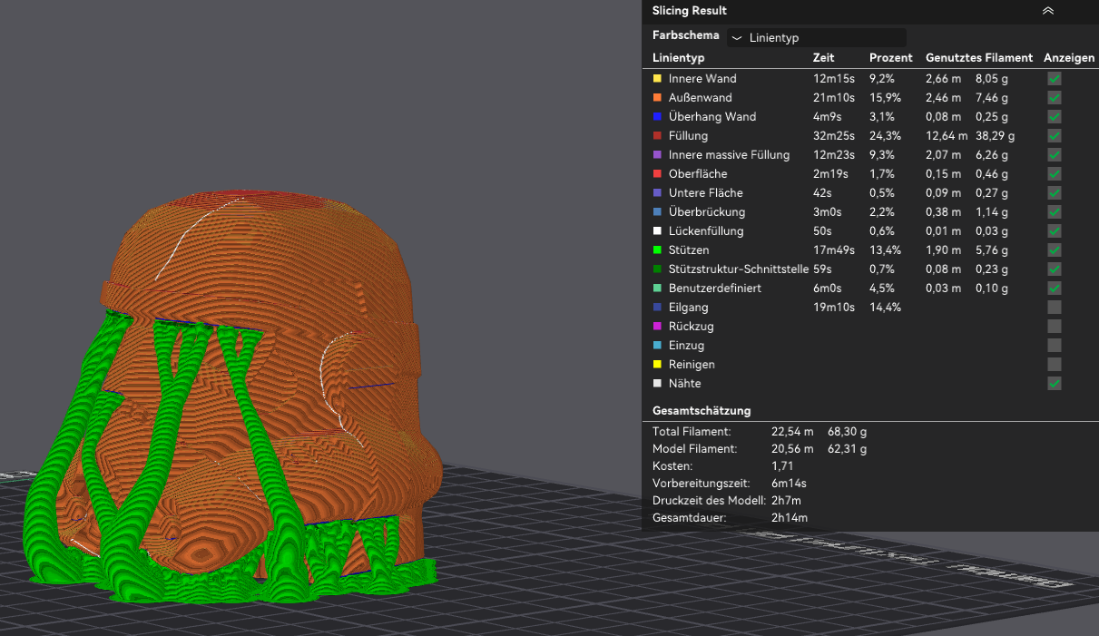 Low Poly Stormtrooper Helm — miniatura 3