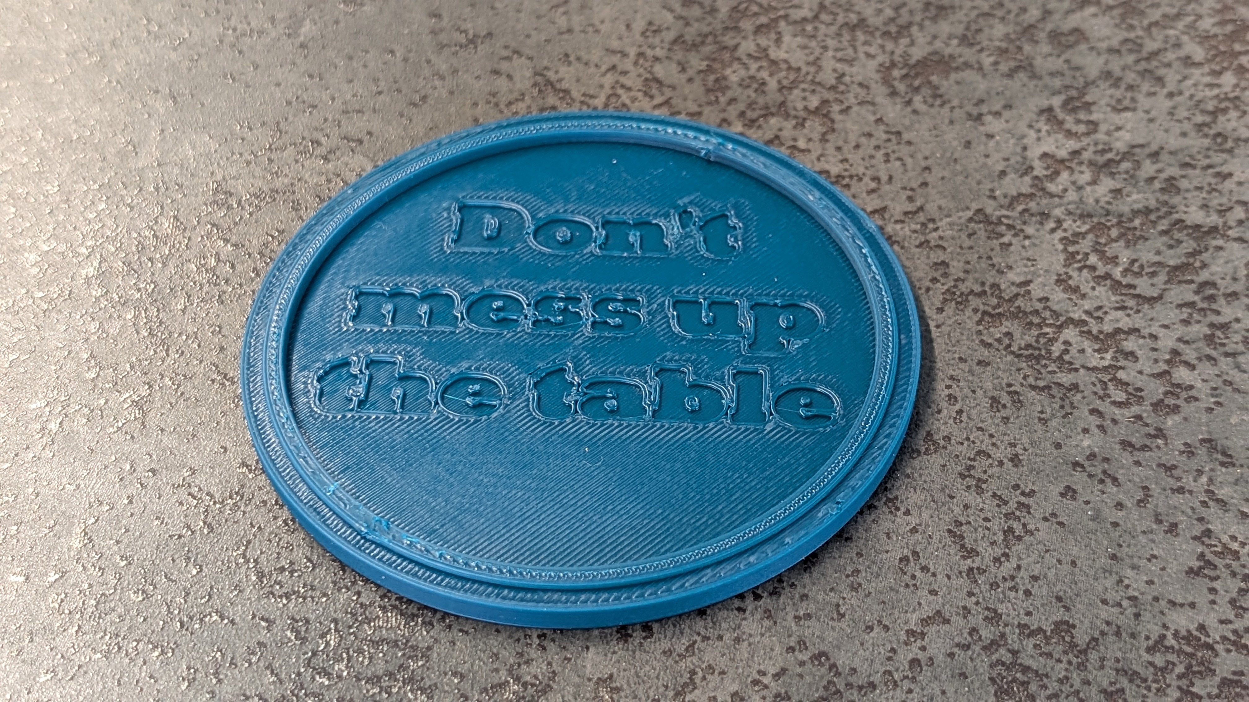 Miniatura 3 do modelo 3D Stackable coaster - Don't mess up the table