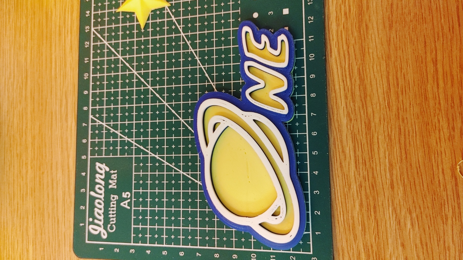 Miniatura 2 do modelo 3D Cake topper space theme