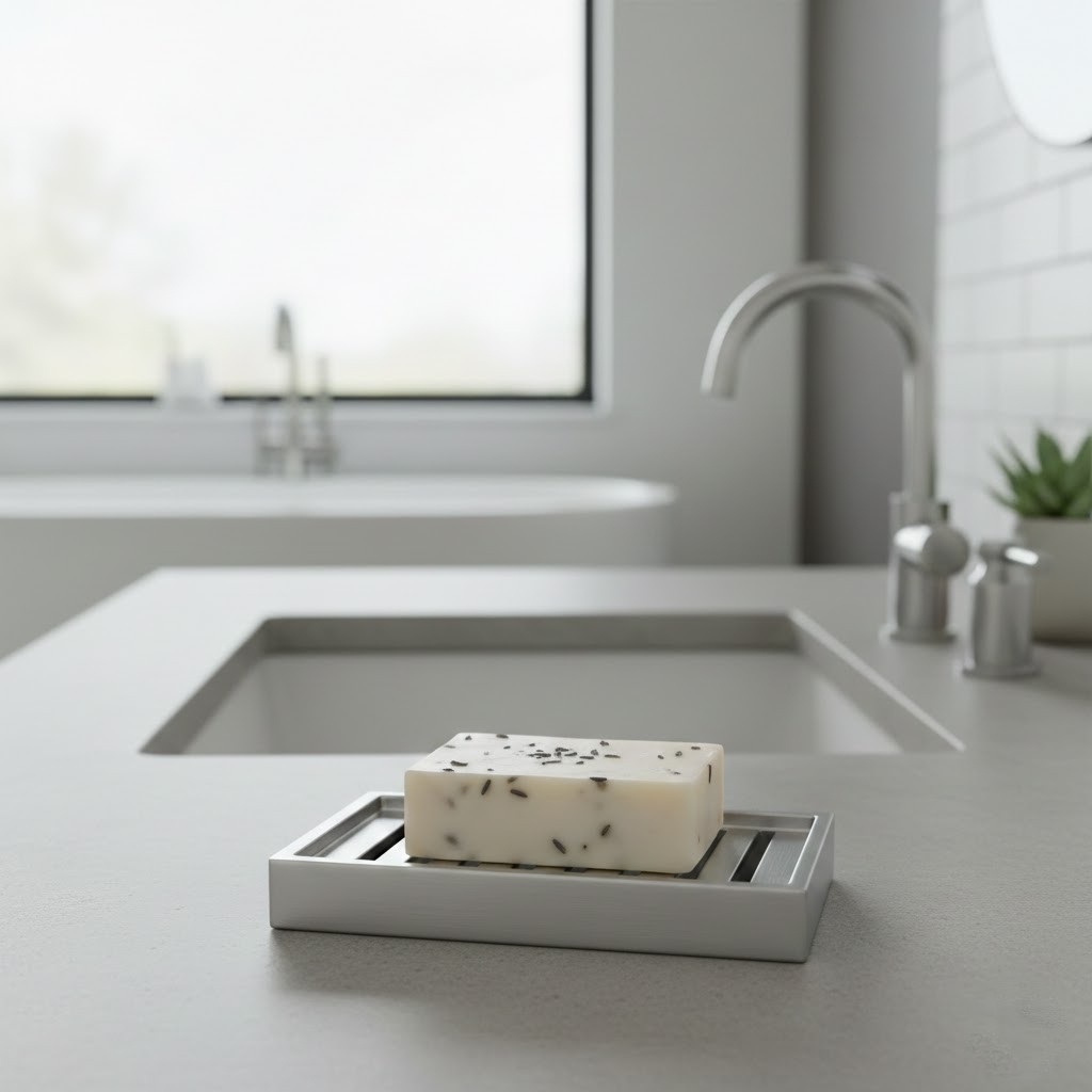 Linear Flow – Minimalist Soap Dish Professional Decor