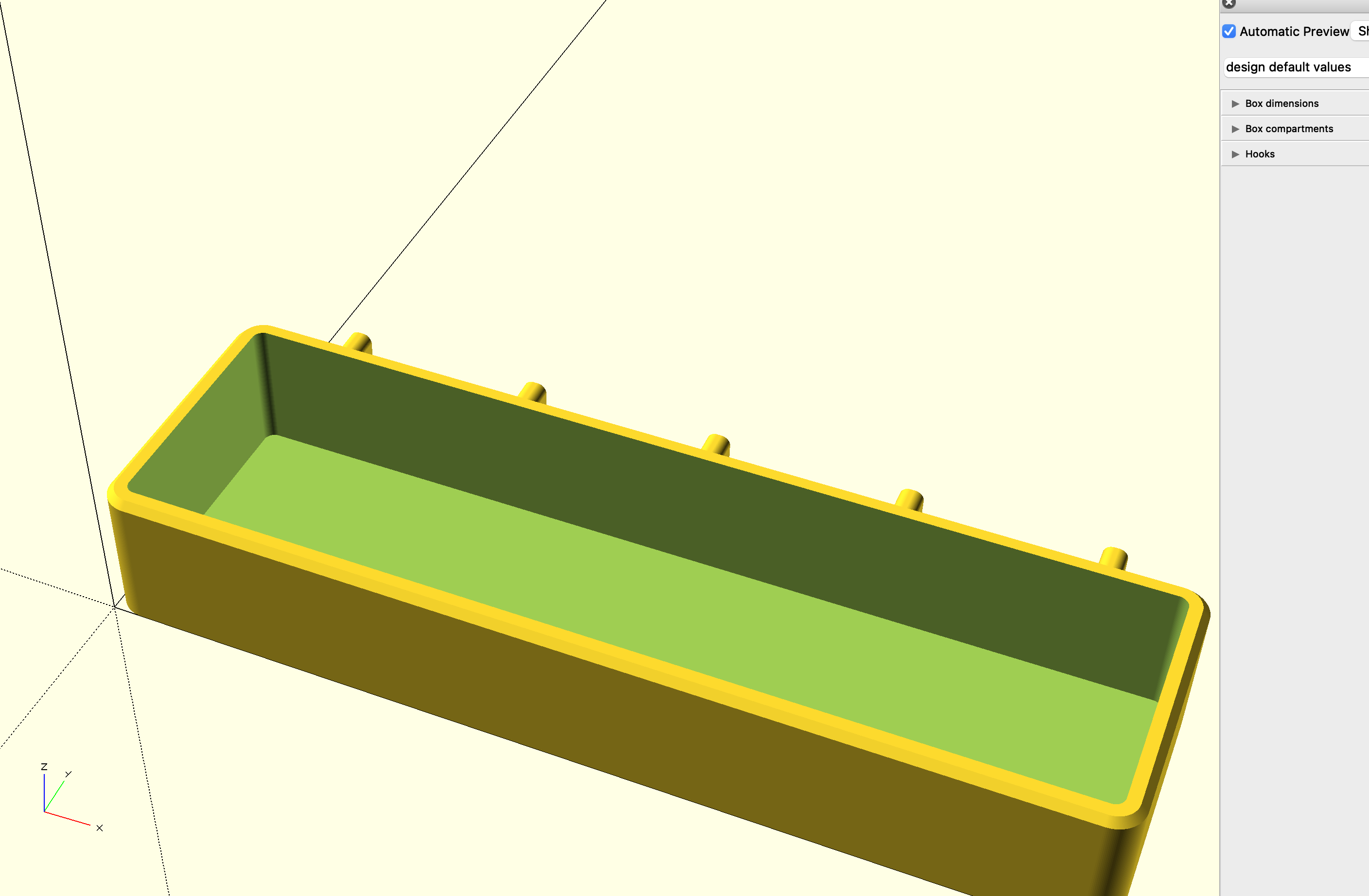 SKÅDIS Box (OpenSCAD) — miniatura 14