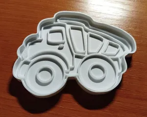 Clay stamps - car