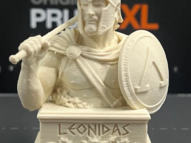 Leonidas Bust – Spartan King Warrior Statue STL