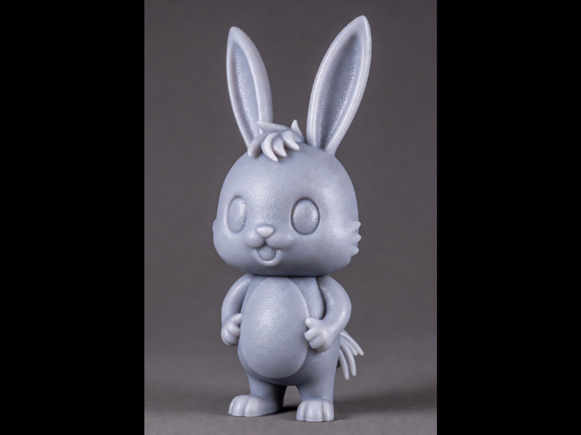 Cute Cartoon Easter Bunny Figure