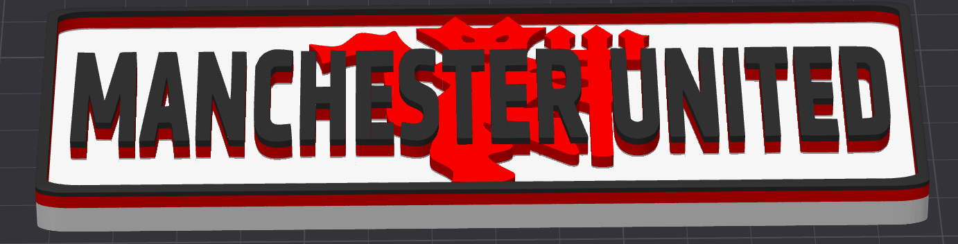 MANCHESTER UNITED Red Devils Plate