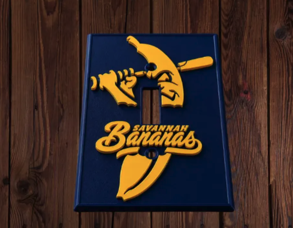 Savannah Bananas LightSwitch Cover