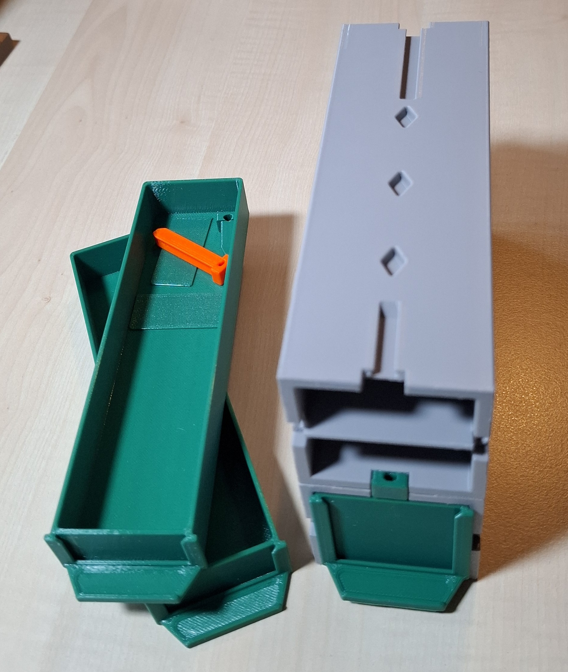 Version 3 - Modulares Lagersystem - Hobby & Werkstatt - Kleinteilelagerung; Basismodelle / Slicer - Baukasten // Modular storage system - Hobby & workshop - Small parts storage; Basic models / Slicer - Construction kit — miniatura 4