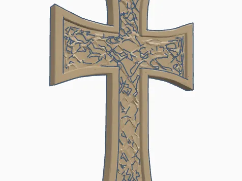Abstract Cross Wall Art