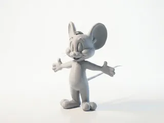 Jerry Mouse Figurine Cartoon Character 3D Printable
