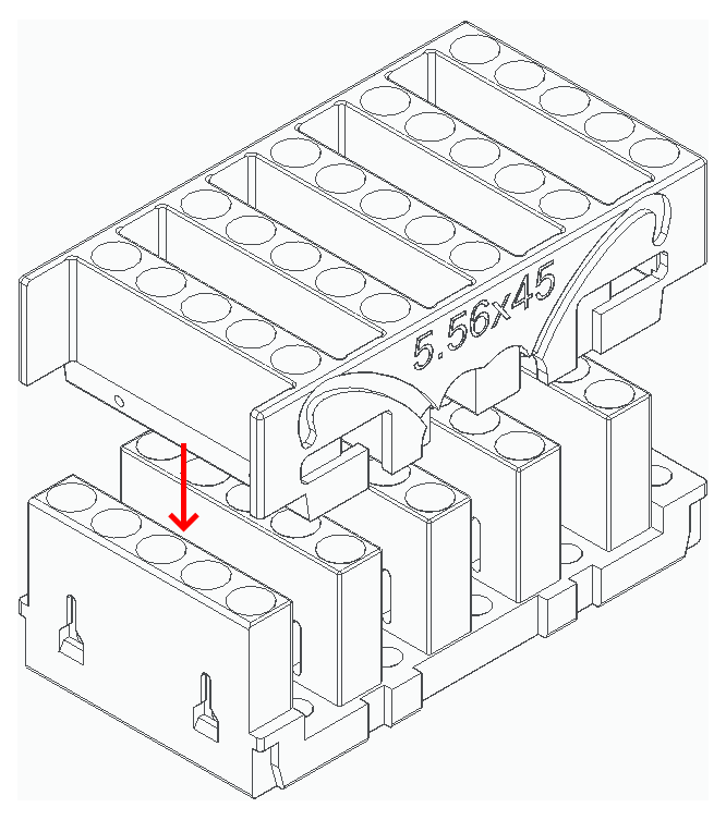 Overengineered 5.56x45 ammo box (wavy layout) — miniatura 8