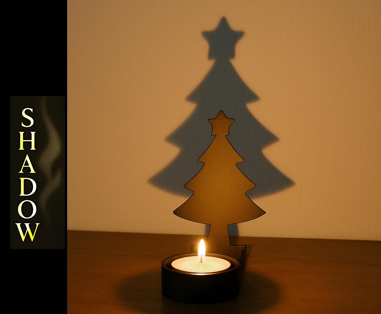 Shadow Art - Christmas Tree