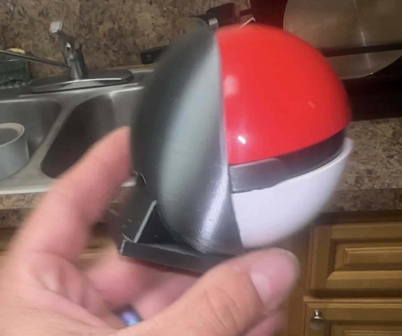 Pokeball wireless PC on switch mount M8 bolt