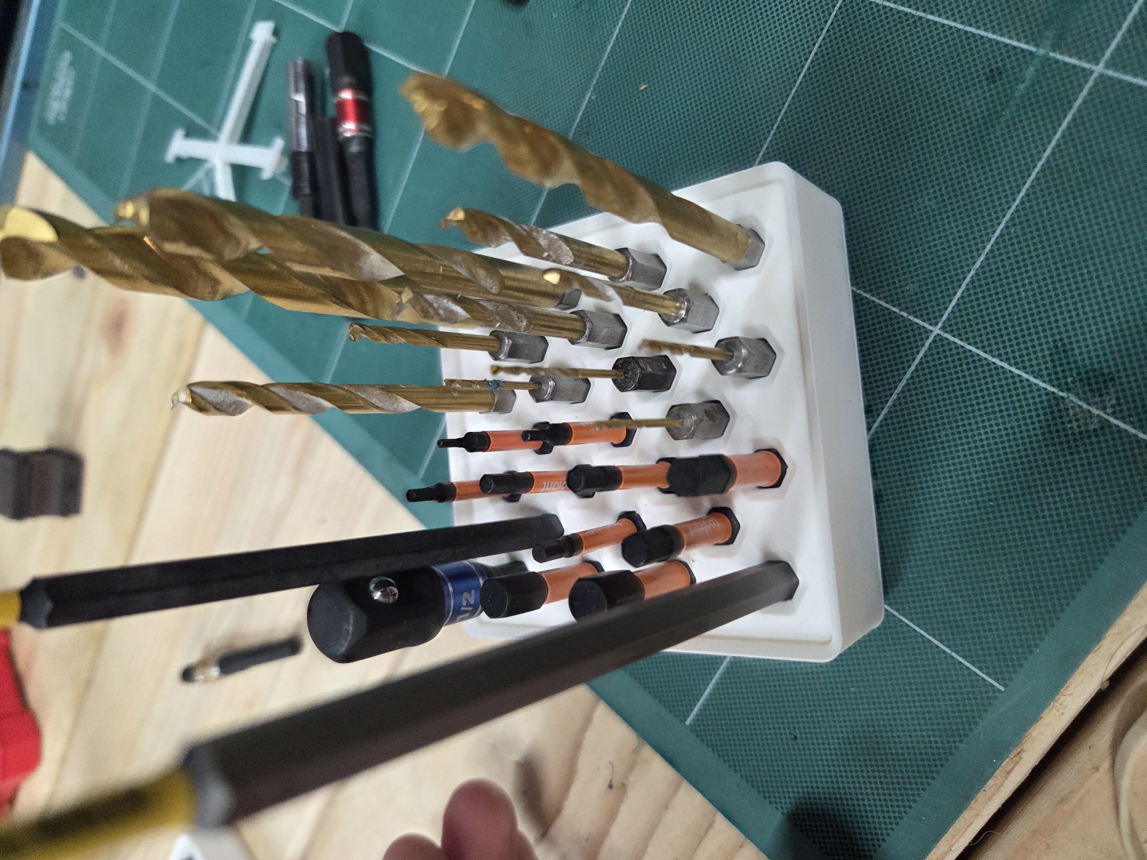 Miniatura 11 do modelo 3D Gridfinity Hex Bit Storage Deep for Long Bits