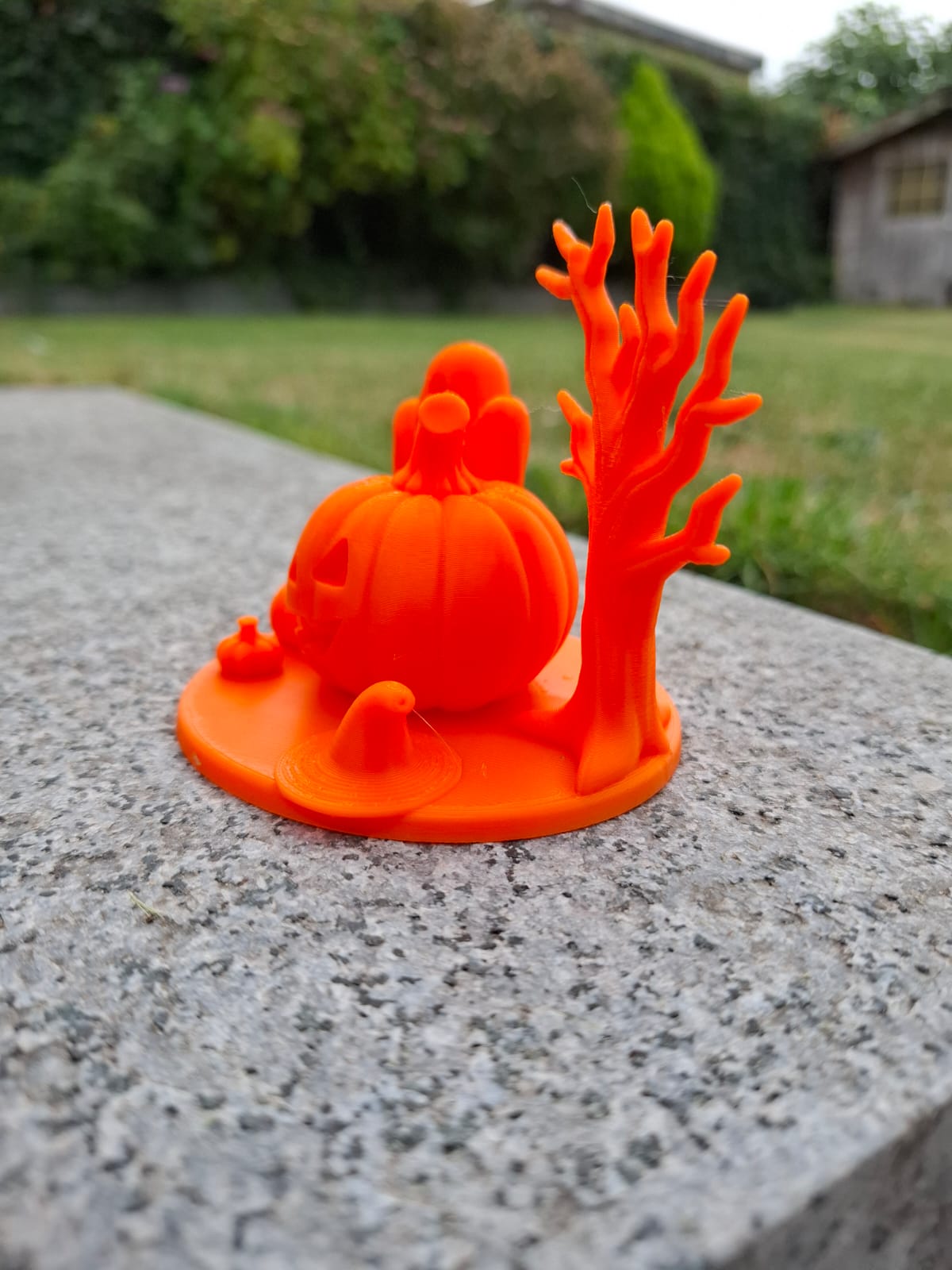 Miniatura 5 do modelo 3D Spooky Pumpkin Patch Mini-Diorama
