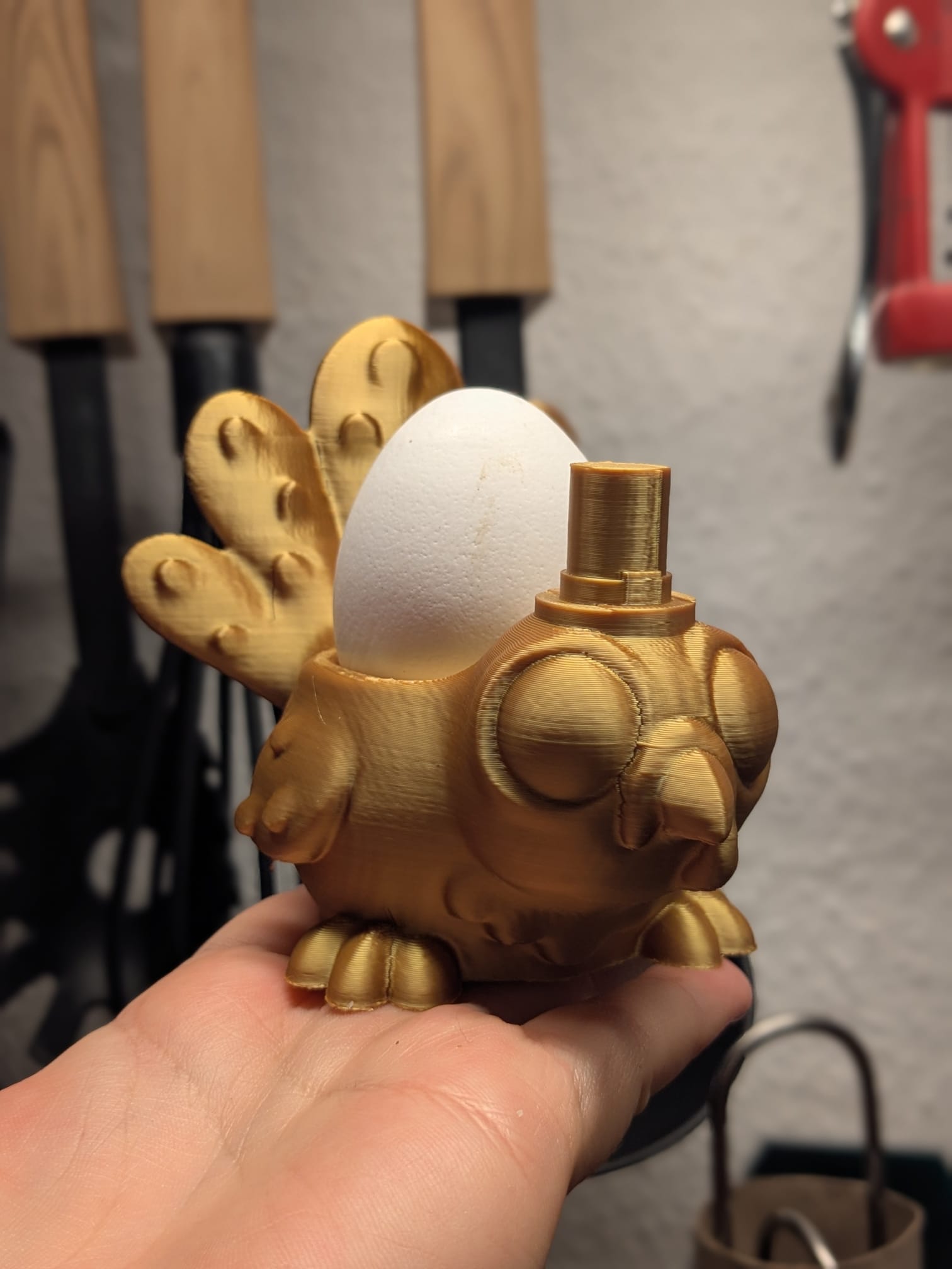 Thanksgiving Turkey Egg Cup / Holder