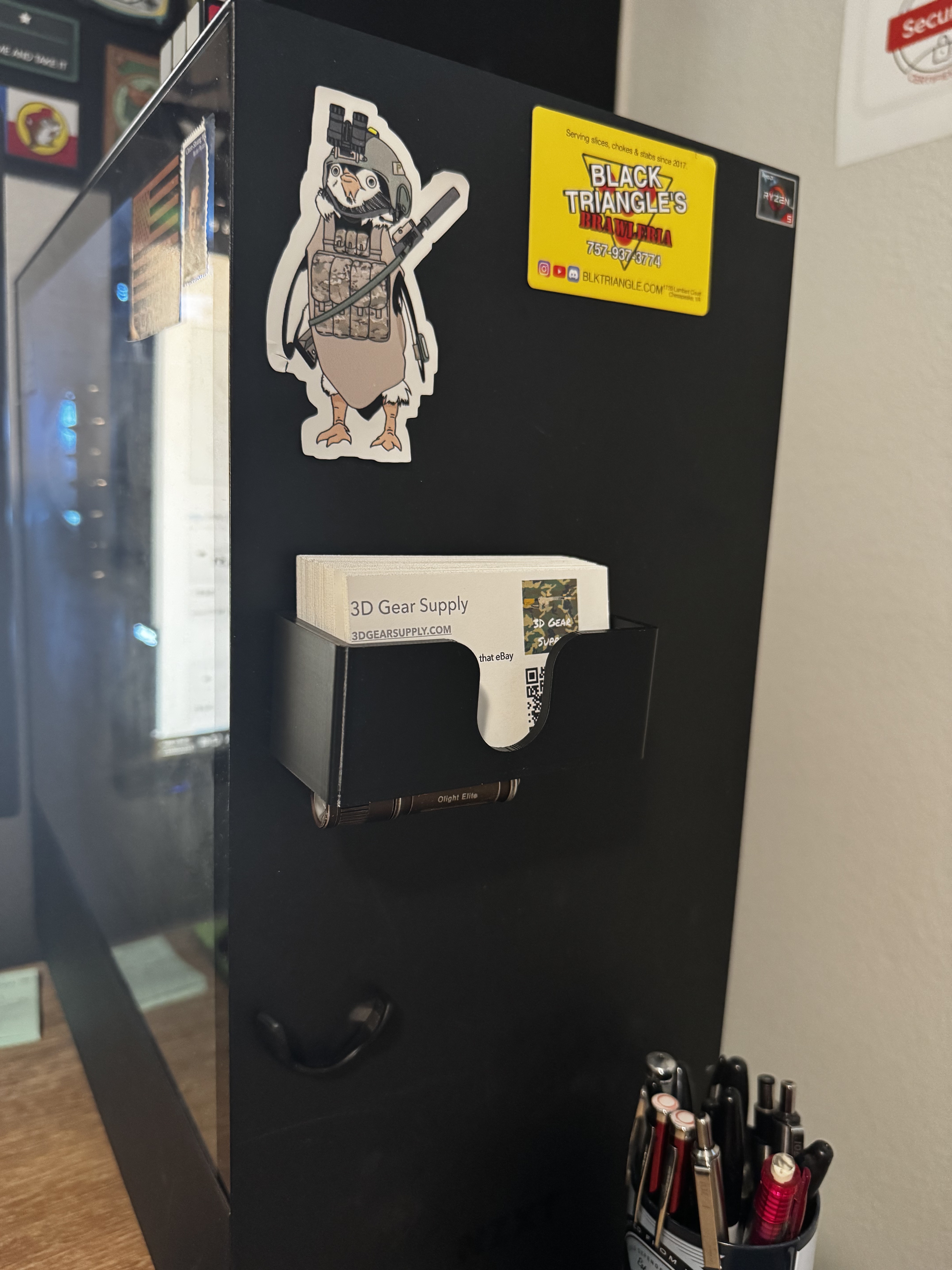 Business Card Holder with Magnets