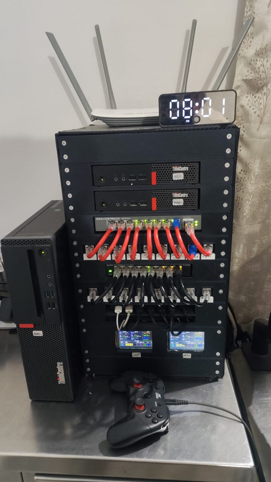 Grandstream switch Rack