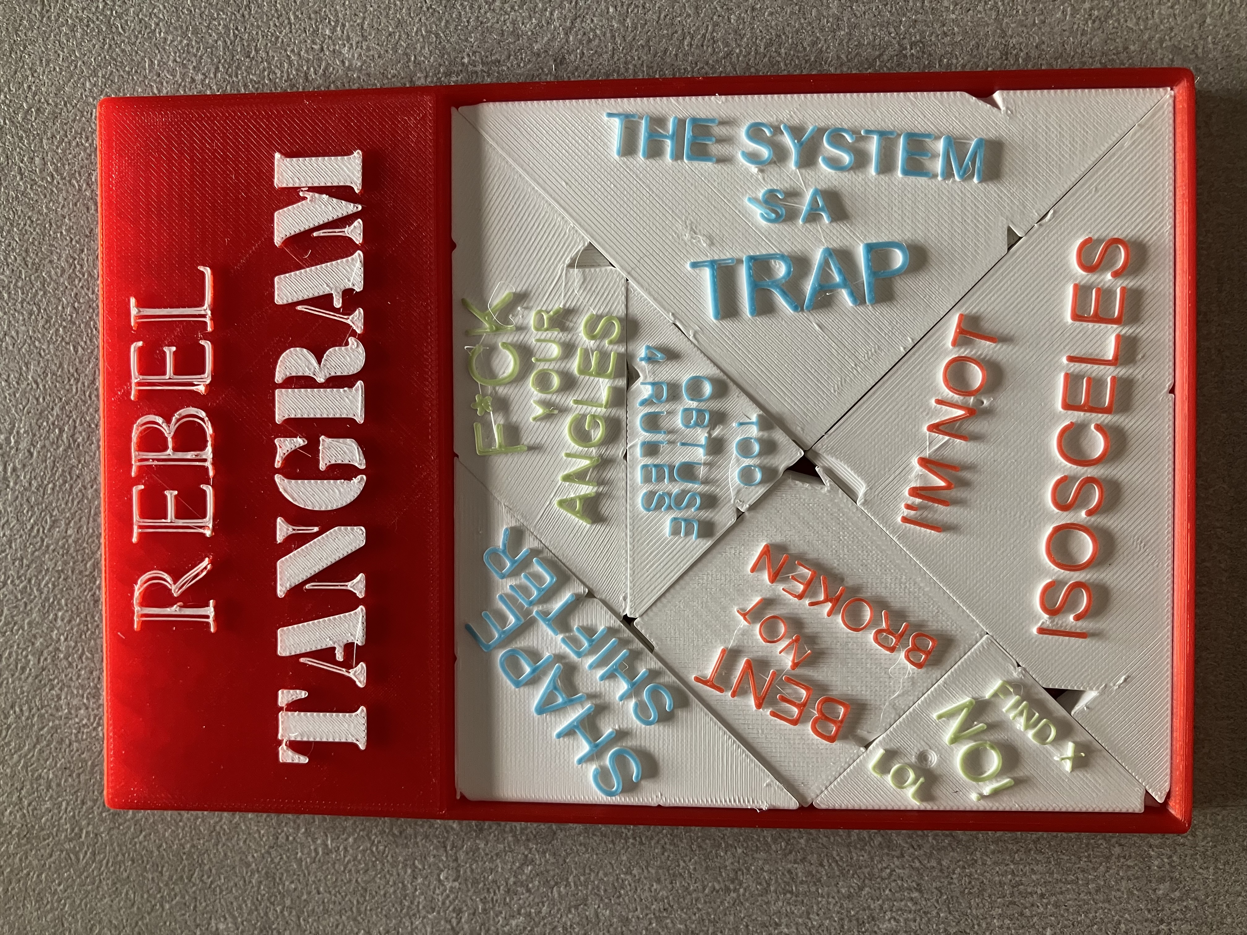 Rebel Tangram – Geometry Has Snapped