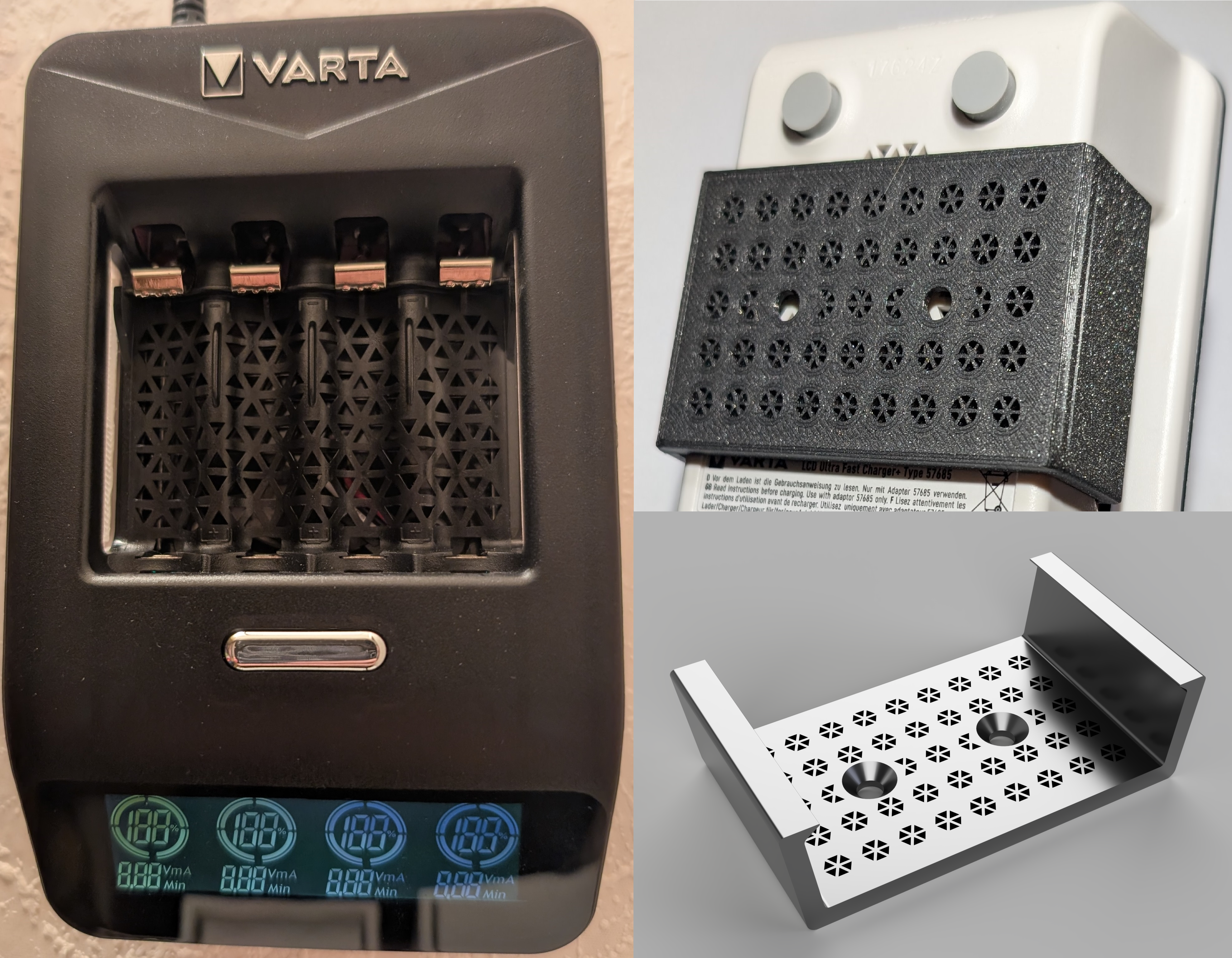 Varta Battery Charger Wall Mount
