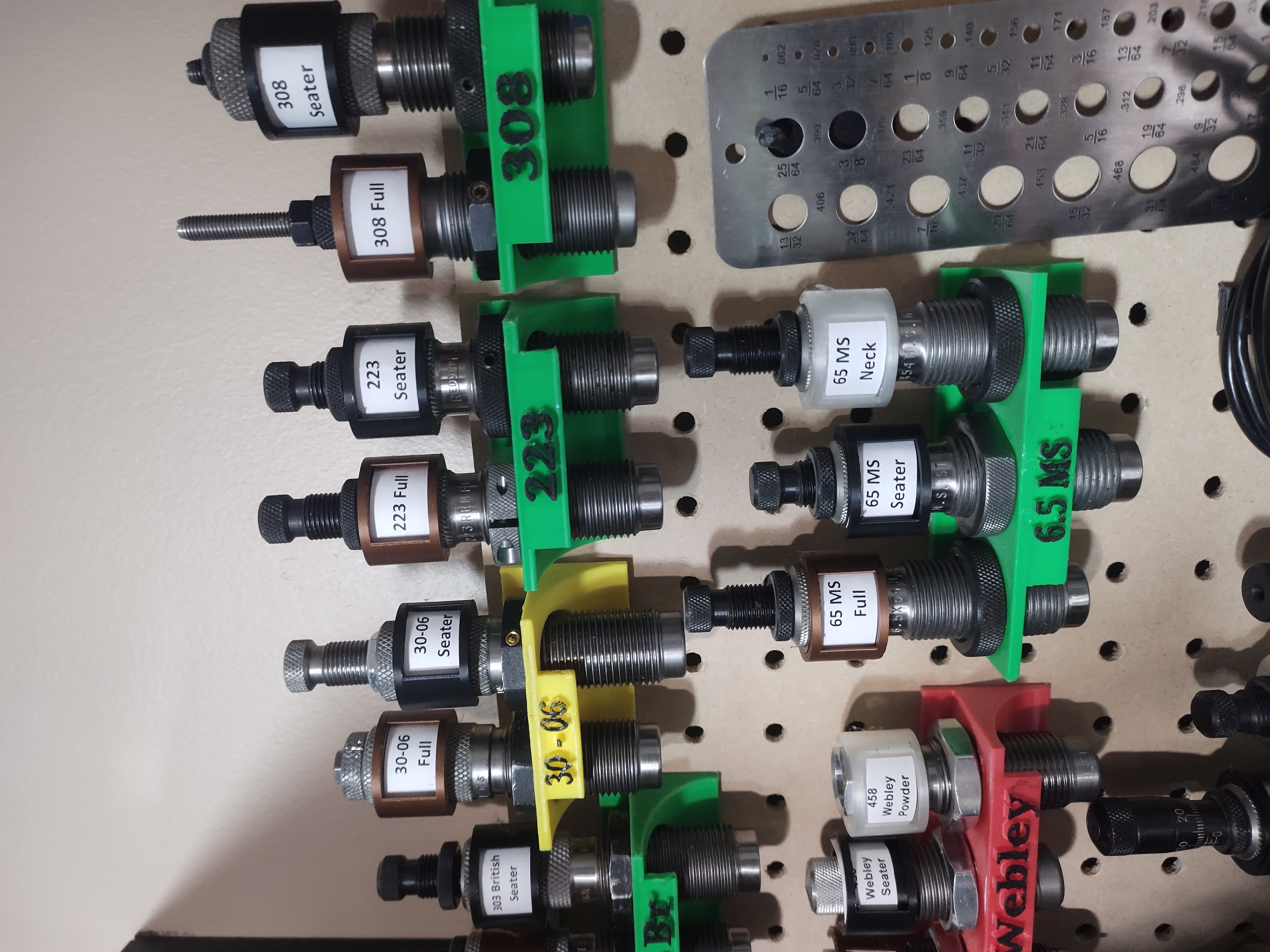 7/8" Reloading Die Labels